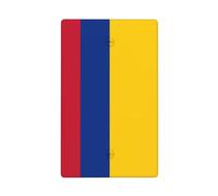 Plaque murale vierge pour interrupteur Motif drapeau de la Colombie 1 gang pour cuisine salle de bain Taille 11,4 x 7 cm