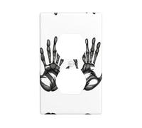 Plaque murale YYHWHJDE en polycarbonate durable avec impression griffe de loup humanoïde, résistant à la chaleur et à la décoloration, facile à nettoyer, taille standard - 11,4 x 7 cm
