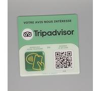 Plaque NFC et QR Code pour Avis TripAdvisor - Mettez en Avant vos Évaluations et Attirez de Nouveaux Clients
