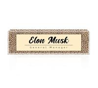Plaque nominative personnalisée pour bureau | Étiquettes acryliques, cadeau pour entrepreneurs, artistes, avocats et collègues, changement d’emploi et retraite