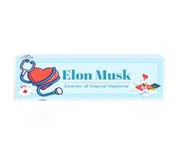 Plaque nominative personnalisée pour bureau, plaque en acrylique, étiquettes nominatives personnalisées pour cadeaux d'entreprise, décoration de bureau, Cadeaux pour les infirmières et les médecins