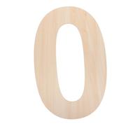 Plaque Numérique en Bois de Tilleul pour Photos de Bébé | Sculptée à Main et Peinte à Main, Déco Unique pour Chambre, Format Brut sans Chiffre Ajouté