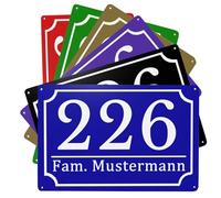 Plaque Numero de Maison Exterieur Aluminium,Plaque de Rue avec Numéro de Maison-pour Maison, Porte, et Boite aux Lettres,Résistante aux Intempéries,pour l'identification Extérieure de la Maison