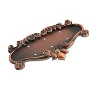 Plaque Numéro de Porte Vintage en Plastique Marron, Style Européen | Numéro en Relief, Aspect Antique Unique, pour Résidences et Villas, Ne Se Décolore Pas