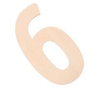 Plaque Numéro en Bois Brut, Grosse Taille, Décoration Murale DIY | Bois Massif Beige, Style Moderne Minimaliste Rustique, pour Cadres et Numéros de Table