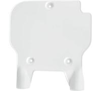 Plaque numro frontale UFO blanc Kawasaki KX80