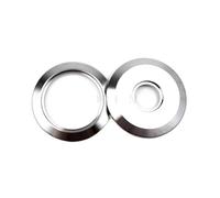 Plaque obturante sous vide de 19 mm à 102 mm - Couvercle aveugle - Embout tri-clamp avec trou central, raccord de tuyau à ouverture rapide en acier inoxydable SS304 (B sans rainure, virole de 25 mm
