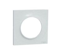 Schneider Electric - Odace Styl, plaque Blanc Recyclé 1 poste - S510702