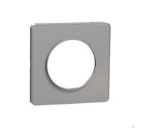 Schneider Electric - Odace Touch - plaque de finition 1 poste - Alu - S530802