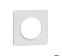 Schneider Electric – Plaque de finition 1 poste Odace Touch – Blanc RAL9003 – S520802