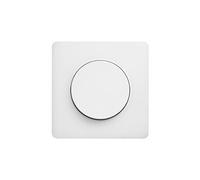 Plaque Odace Touch - Translucide blanc avec liseré blanc - Unique