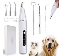 Plaque Off Kit de nettoyage buccal pour chiens et chats avec 5 modes, nettoyant pour enlever le tartre des dents de vos animaux de compagnie