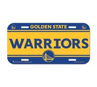 Plaque officielle de la NBA « Golden State Warriors » - Dimensions : 15 x 30 cm