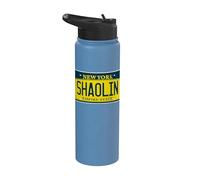Plaque Old School Hip Hop Shaolin Staten Island New York NY Stainless Steel Insulated Water Bottle
