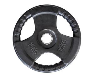 Plaque olympique caoutchoutée 15 kg HMS