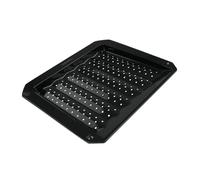 FM Professional 9207 Plaque ondulée pour barbecue ou four, plat four, plaque four, plat barbecue, Acier, Email, 38 x 33 cm