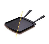 Plaque Ooni Grizzler double face pour plancha