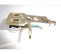 plaqué or Boitier Support avec mm Cartouche pour TELEFUNKEN S500 haute-fidélité,S600 haute-fidélité,S900 haute-fidélité, STS 1,TS850 haute-fidélité,TS860 haute-fidélité platines