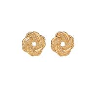Plaqué or convertible trombone lien Huggie boucles d'oreilles pour les femmes déclaration bijoux-tendance cubique zircone deux-Tone corde Dangle boucles d'oreilles