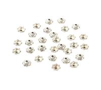 Plaqué Or Flower Bead Caps Capuchon de perles d'extrémité fleur en filigrane ouvert et creux