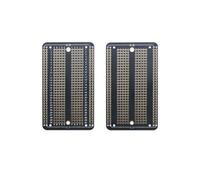 Plaque PCB Prototype Perforée 5 Trous Noir Huile Or par Immersion 5pcs pour Projets de Soudure Arduino DIY-8.9x5.2cm/3.5x2in