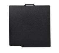 Plaque PEI pour imprimante 3D pour P1P P1S X1C, plaque de construction PEI 257 x 257 mm avec surfaces givrées, plaque d'acier à lit chaud à revêtement noir amovible flexible,