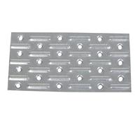 Plaque perforée 140x60x2mm galva