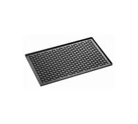 Plaque perforée avec revêteent silicone GN 2/3 perforation 3 mm 4 bords à plis inclinés épaisseur 1,5 mm