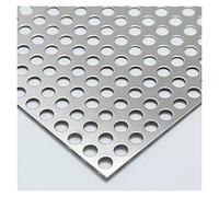 Plaque perforée en Acier Inoxydable 304, Diamètre du Trou 10 mm Tôle avec Gants d'attaches, Plaque perforée Anti-Chute, Facile à Installer (Color : 1mm, Size : 0.37x1m)