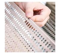 Plaque perforée en Acier Inoxydable 304, Filet antivol pour Balcon, tôle métallique de 0,8 mm/1 mm d'épaisseur avec Attaches et Gants pour Une sécurité renforcée.