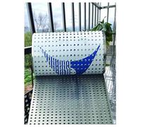 Plaque perforée en Acier Inoxydable 304, Joint de Protection pour Grille d'aération, Grille décorative, Protection antivol pour fenêtre de Balcon ou de Jardin (30 x 800 cm) - Durable, résist