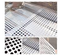 Plaque perforée en acier inoxydable 304 - Maille métallique pour garde-corps - 40 x 110 cm