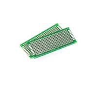 Plaque Perforée Prototype PCB Double Face Étainné Huile Verte pour Projets de Soudure Arduino DIY-10pcs||3x7cm/1.2x2.8in
