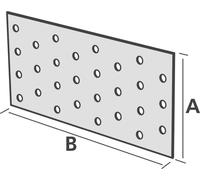 plaque perforee SIMPSON STRONG-TIE NP20/80/200