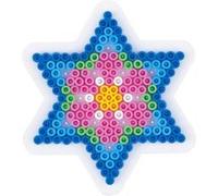 Plaque Petite étoile - pour perles standard (Ø5 mm) Blanc G