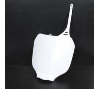 Plaque Phare Cross Ufo Blanche Pour Moto Yamaha 125 Wrz 2000-2005 Plaque Numéro Front