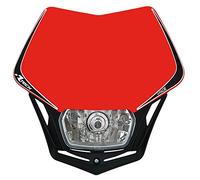 Plaque Phare Enduro Racetech V-Face Rouge