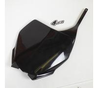 Plaque Phare Numéro Ufo Noire Pour Moto Yamaha 250 Yz Ya03880#001 Neuf