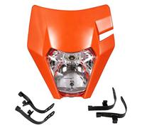 Plaque Phare Plaque Avant Moto Face Avant pour Enduro ATV Scooters-orange