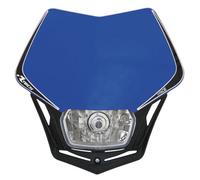 Plaque phare R-tech V-Face Bleu TM Noir
