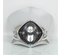 Plaque Phare Tête De Fourche Optique Tuning Mad Whoops Chrome Pour Moto Stunt Neuf