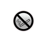 Plaque pictogramme Ø 8 cm « Interdiction de fumer » Durable