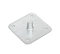 Plaque pivot avec têton 75x75 support axe volet roulant