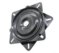 Plaque pivotante de 15,2 cm, 20,4 cm, 25,4 cm, 30,5 cm, table rotative à perles complètes, en acier pour meubles, platine, plateau d'affichage rotatif