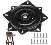 Plaque Pivotante Tournante, Plateau Tournant Carré à 360°, Plaque Pivotante à Roulement, Rotatif Pivotant à Roulement, Plateau Tournant Roulement pour Armoires de Cuisine Comptoir Pantry 5 Pouces