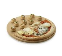 Plaque pizza - BARBECOOK - Ø 36 cm - Argile réfractaire - Naturel