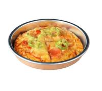 Plaque Pizza,Plaque Pizza Four 1 plaque à pizza antiadhésive de 15 30 cm, cuisson en alliage d'aluminium, ustensiles cuisine ronds for crêpes et pâtisseries(12 inches)