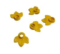 Plaque Plante LEGO 1x1 Ronde 3 Feuilles - Couleur & Qté (MPN: 32607)