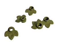 Plaque Plante LEGO 1x1 Ronde 3 Feuilles - Couleur & Qté (MPN: 32607)