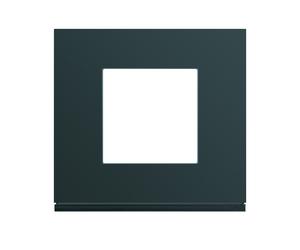 Plaque plastique 1P anthr - APPAREILLAGE MURAL GALLERY HAGER WXP1002